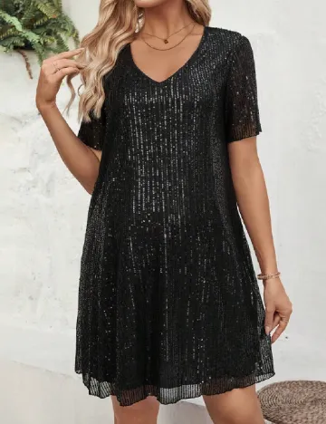 Rochie scurta SHEIN, negru Negru