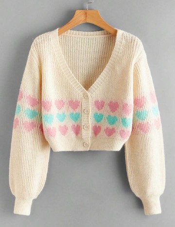 Cardigan SHEIN, ecru