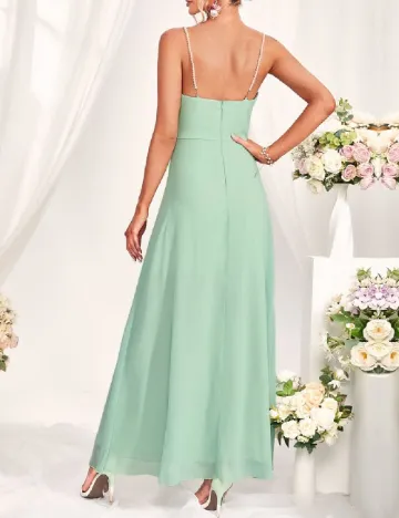 Rochie lunga SHEIN, verde Verde