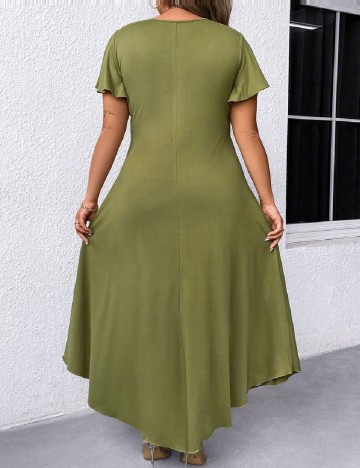 Rochie lunga SHEIN CURVE, verde