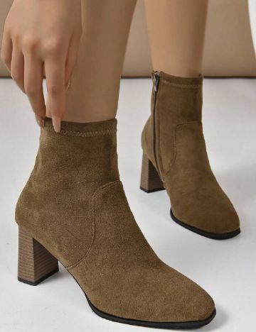 Botine SHEIN, kaki