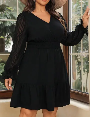 Rochie scurta SHEIN CURVE, negru Negru