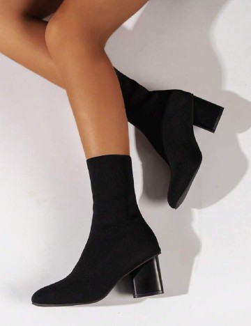 Botine SHEIN, negru