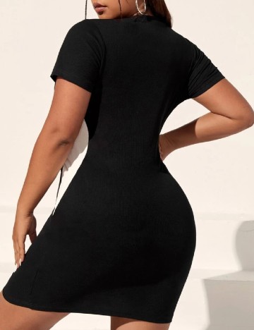 Rochie scurta SHEIN CURVE, negru