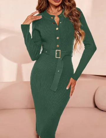 Rochie scurta SHEIN, verde Verde