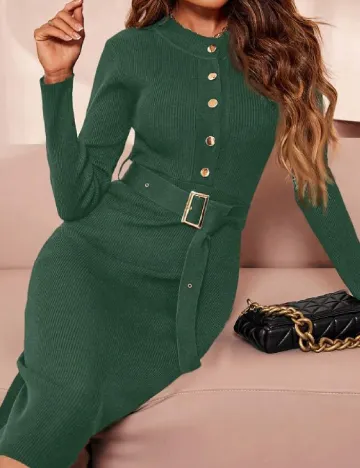 Rochie scurta SHEIN, verde Verde