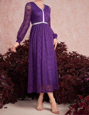 Rochie medie SHEIN, mov