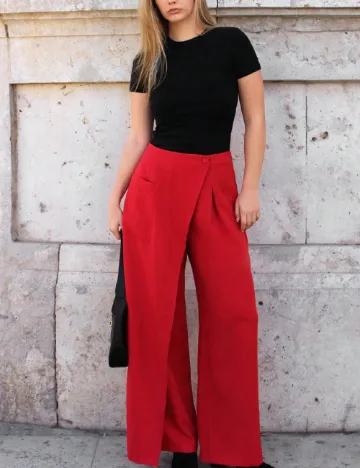 Pantaloni SHEIN, rosu Rosu