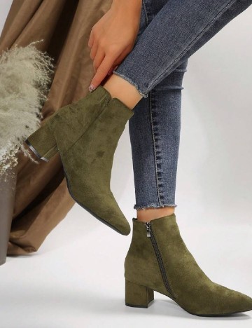 Botine SHEIN, verde