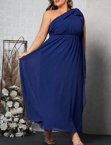 Rochie lunga SHEIN CURVE, albastru