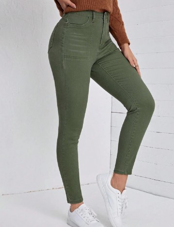 Blugi SHEIN, verde