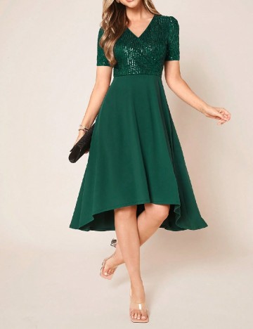 Rochie medie SHEIN, verde