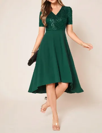 Rochie medie SHEIN, verde Verde