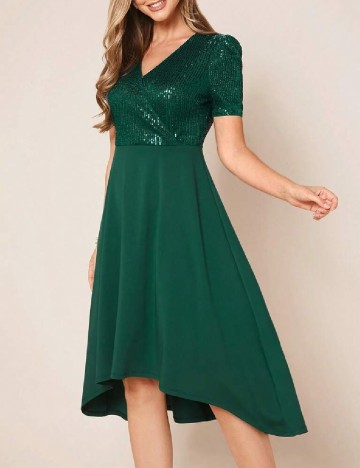 Rochie medie SHEIN, verde