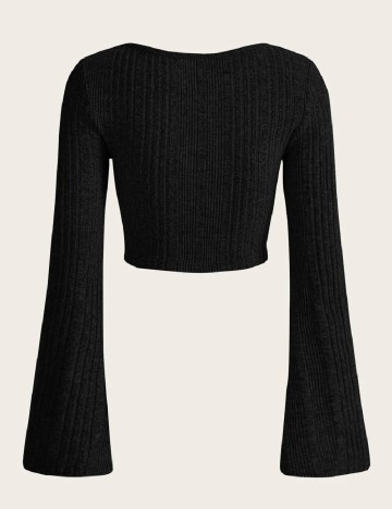 Top SHEIN CURVE, negru