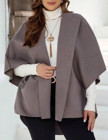 Poncho Emery Rose Curve, gri