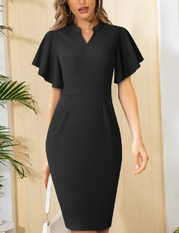 Rochie medie Homeyee, negru Negru