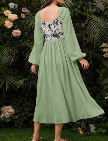 Rochie medie SHEIN, verde