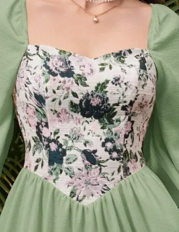 Rochie medie SHEIN, verde Verde