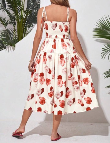 Rochie medie SHEIN, ecru