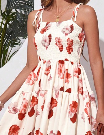 Rochie medie SHEIN, ecru