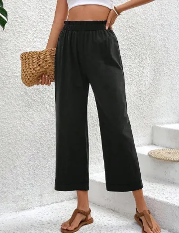 Pantaloni SHEIN, negru Negru