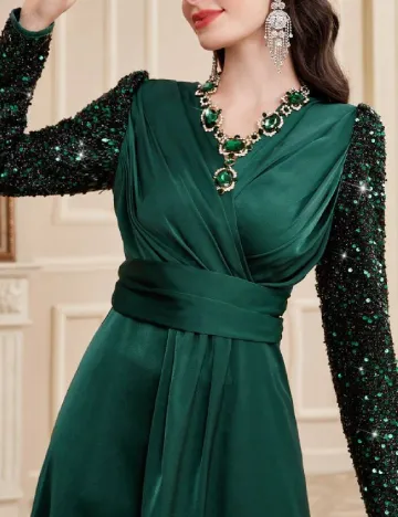 Rochie medie SHEIN, verde Verde