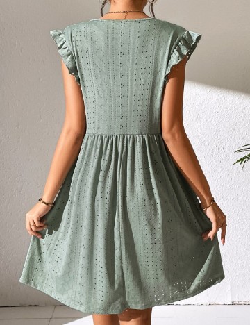 Rochie scurta SHEIN, verde