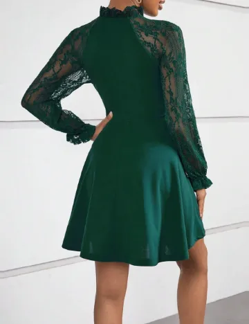 Rochie scurta SHEIN, verde Verde