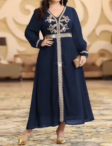 Rochie lunga SHEIN CURVE, albastru