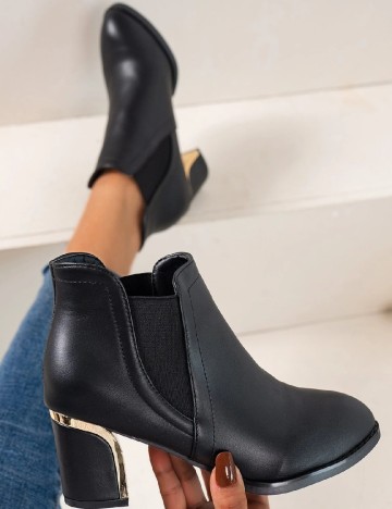 Botine SHEIN, negru