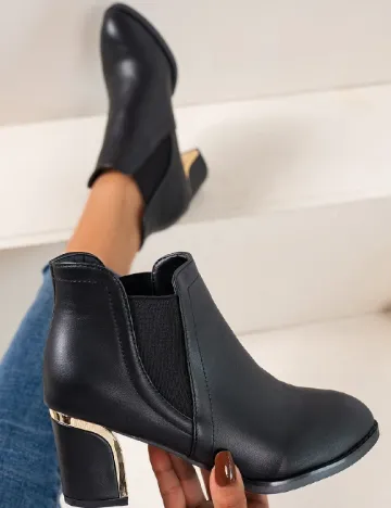 Botine SHEIN, negru Negru