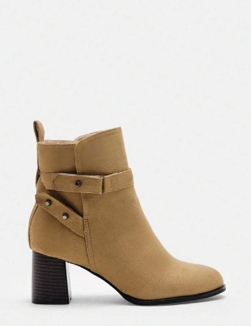 Botine SHEIN, maro