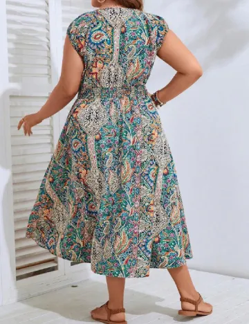 Rochie medie SHEIN CURVE, mix culori Mix culori