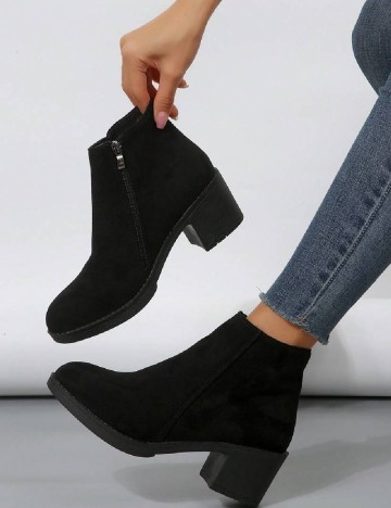 Botine SHEIN, negru