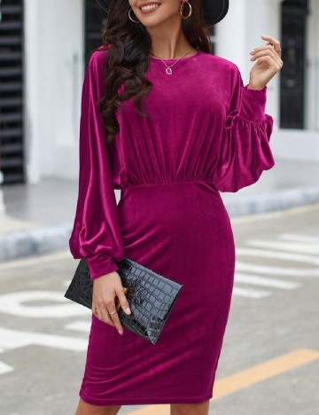 Rochie scurta SHEIN, magenta