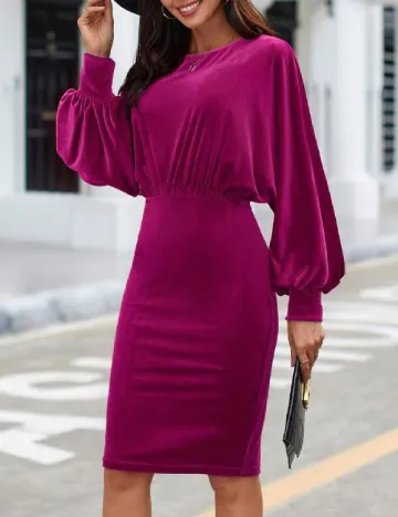 Rochie scurta SHEIN, magenta Mov