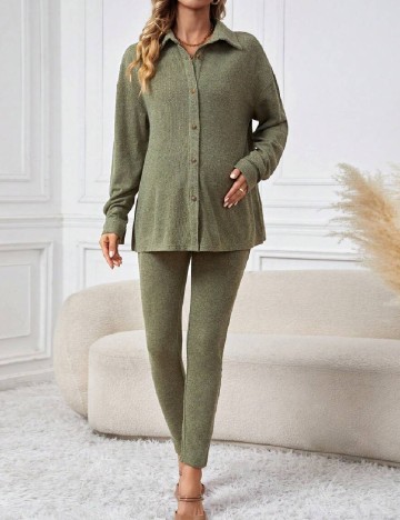 Compleu SHEIN Maternity, verde