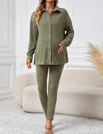 Compleu SHEIN Maternity, verde Verde