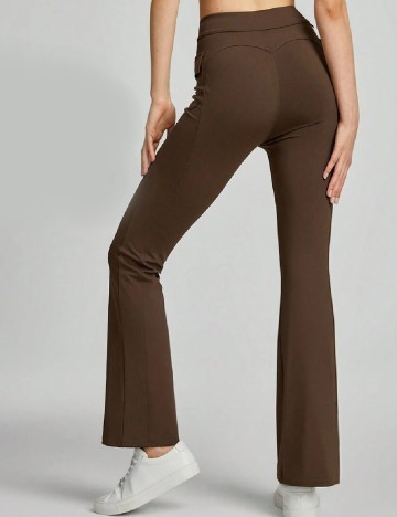 Pantaloni SHEIN, maro