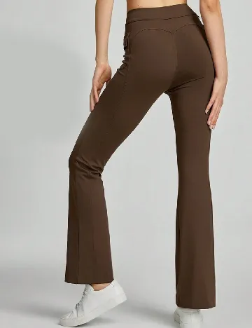 Pantaloni SHEIN, maro Maro