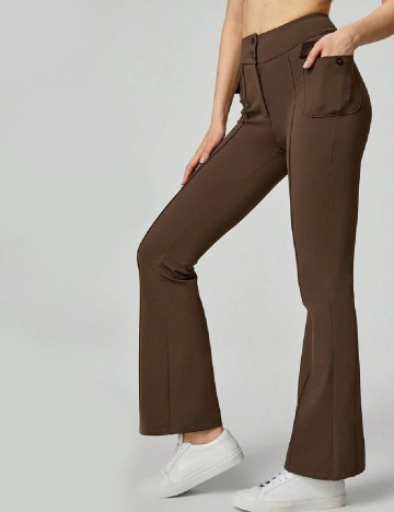 Pantaloni SHEIN, maro