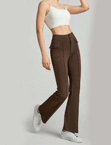 Pantaloni SHEIN, maro