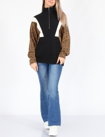 Bluza Oversize American Eagle, negru