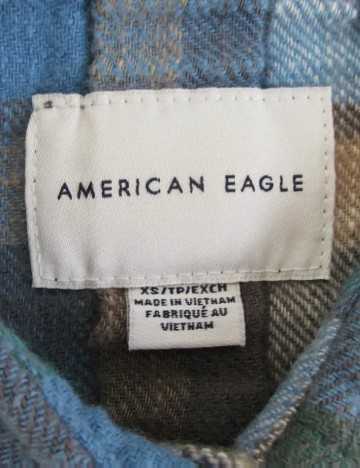 Camasa American Eagle, bleu