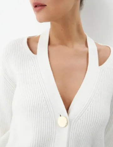 Cardigan Mohito, alb Alb