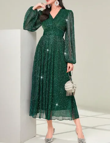 Rochie medie SHEIN, verde Verde