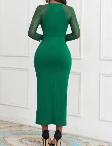 Rochie medie SHEIN, verde