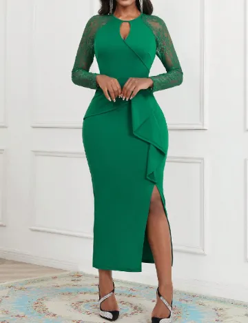 Rochie medie SHEIN, verde Verde