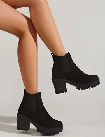 Botine SHEIN, negru